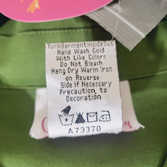 QUACKER FACTORY Plus 3X NWT Green Rhinestone Embellished Stretch Cotton Jacket - Picture 6 of 11